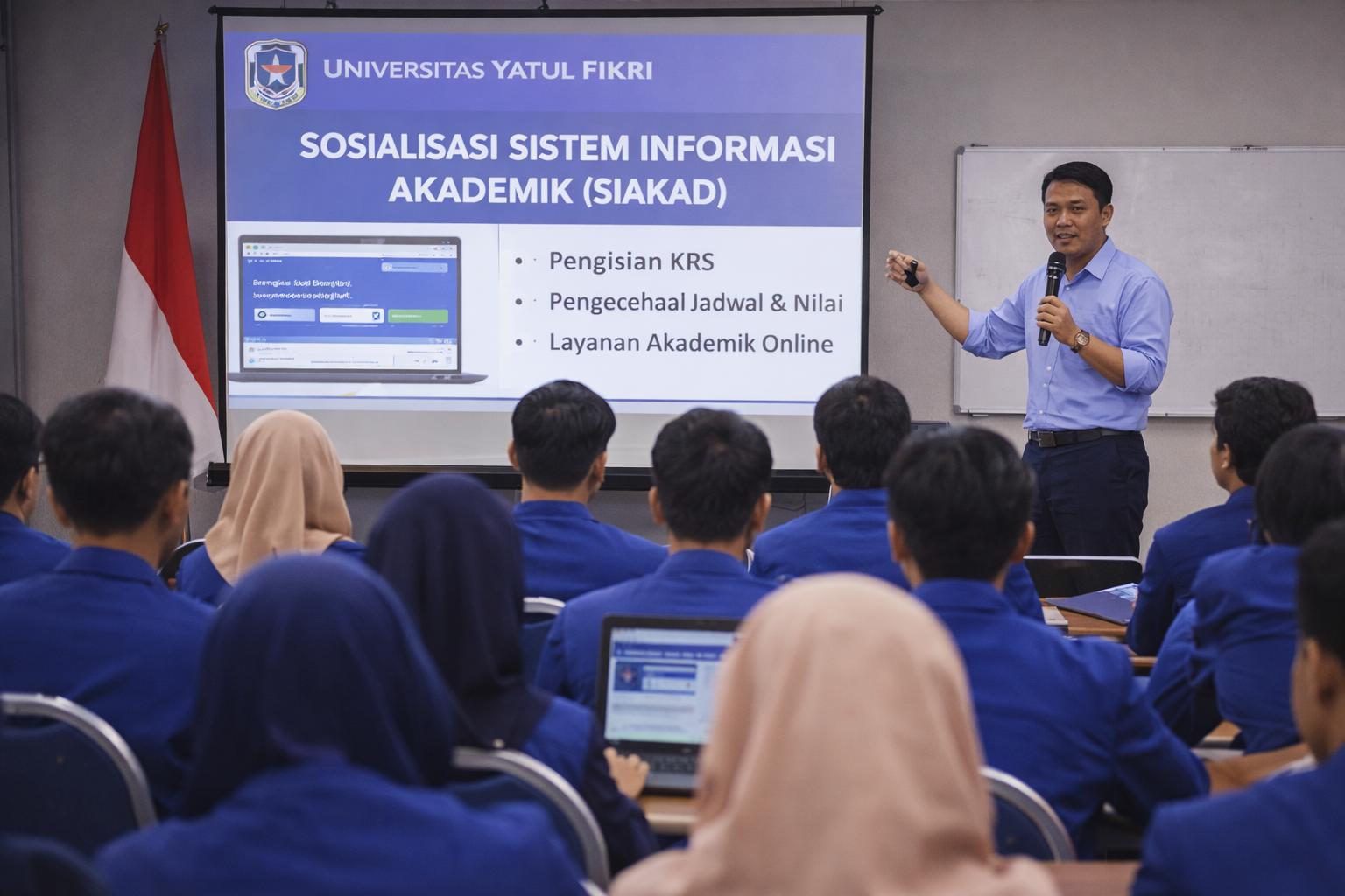 Universitas Yatul Fikri Gelar Sosialisasi Sistem Informasi Akademik untuk Mahasiswa